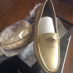 NWT Gold Coach Loafer